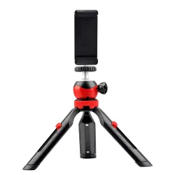 Digitek DTR-200MT 18cm Mini Tripod with Smartphone Holder & 360° Ball Head