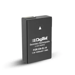 DIGITEK® (ENEL14) Rechargeable Battery for Nikon D Series & CoolPix Cameras, 1030mAh, Compatible with D3100, D3200, D330