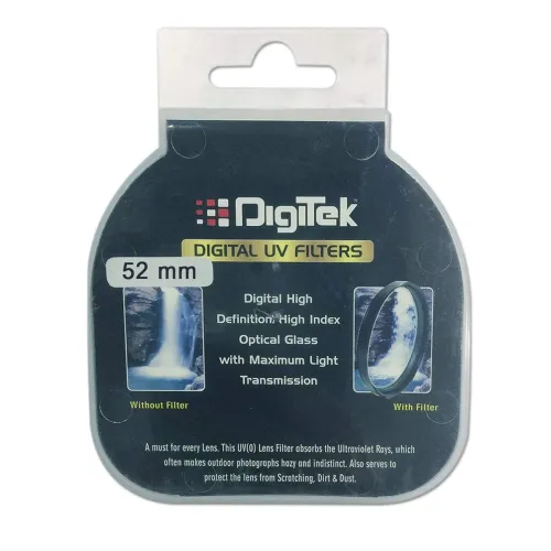 Image of DIGITEK® (UV52) 52 mm UV Filter with Slim Frame for DSLR Camera Lens