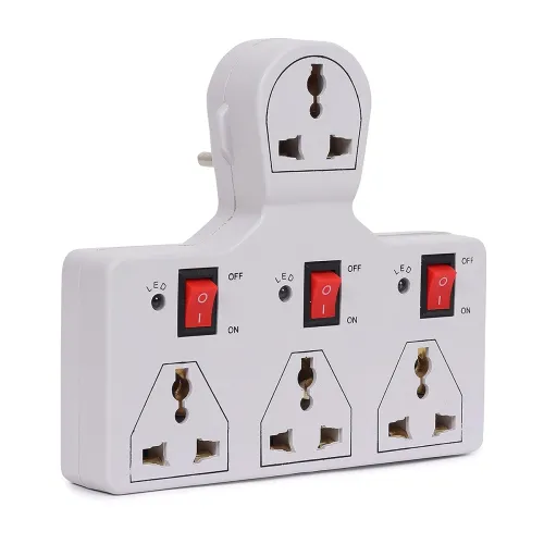 Image of Digiway 4 Universal Socket 3 Switch Multiplug Extension Board