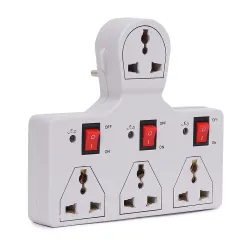 Digiway 4 Universal Socket 3 Switch Multiplug Extension Board
