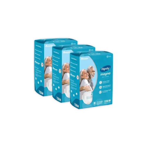 Image of DIGNITY Magna Tape Style Adult Diapers - M