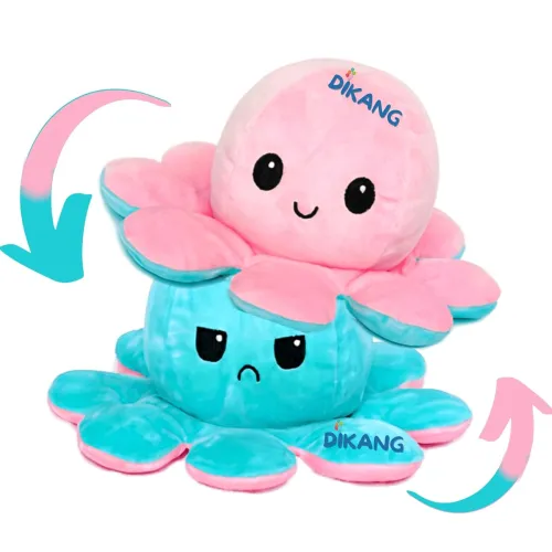 Image of DIKANG Face Changing Octopus Soft Toys