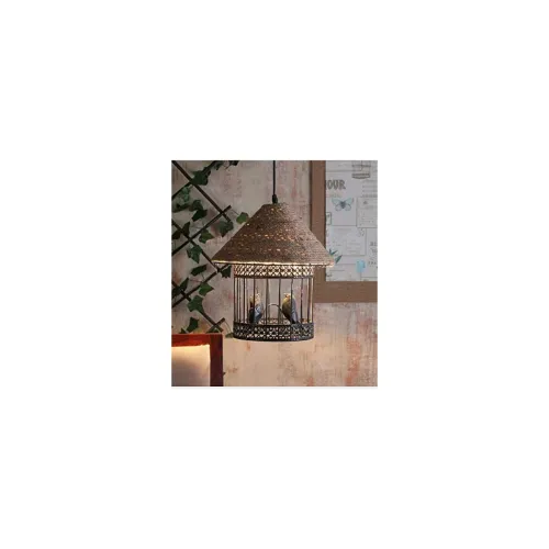 Image of Diktmark Beautiful Bird Cage Vintage Hanging Lights Lamp