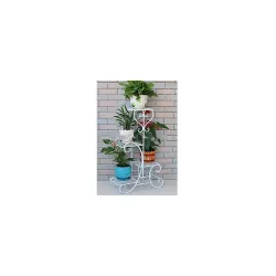 Dime Store 4 Tier Plant Stand White