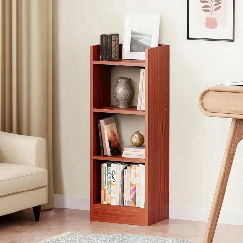 Image of Dime Store Engineered Wood Multipurpose Open Bookshelf Storage Rack Home Decor