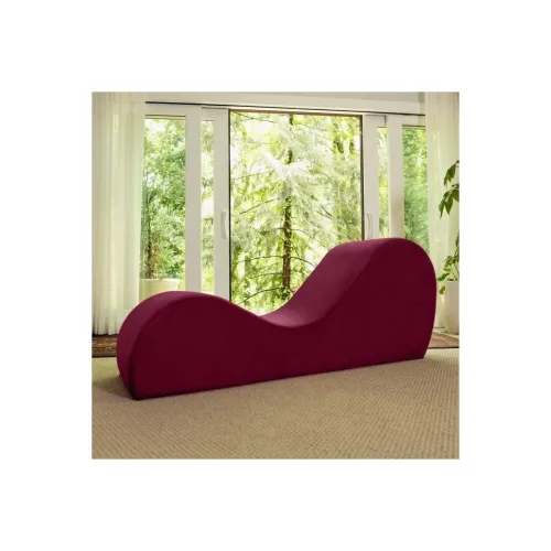 Image of Dime Store Luxury Wooden Frame Fully Leather Tantric Chaise Lounge Sofa