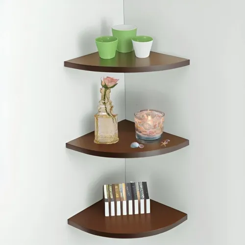 Image of Dime Store Engineered Wood 3-Tier Floating Rack 