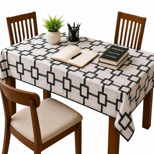 Image of Dining Table Cover for 4 Seater,Polyester 
