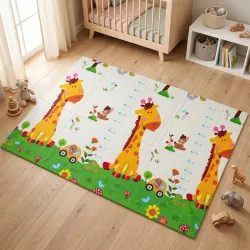 Dino ABC Reversible Baby Play Mat for Floor, Baby Playmate for 0–3 Years