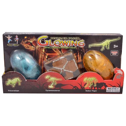 Image of Dino Fossil 3 In 1 Set - Multicolor