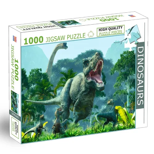 Image of Dinosaur 1000 Piece Jigsaw Puzzles 