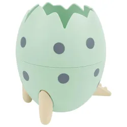 Plastic Pen Pencil Holder Stand For Office & Study Table, Desk Makeup Cosmetics Organizer (Dinosaur Egg, 1 Unit), Multi-Coloured
