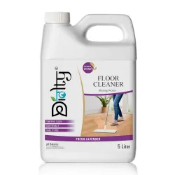 Diolty Floor Cleaner 5L Can | Lavender Fragrance | For Tiles, Marble, Wood | Non-Toxic, Pet-Safe Liquid | Hand-Safe, Anti-Slip | Concentrated Cleaning Solution for Home & Office