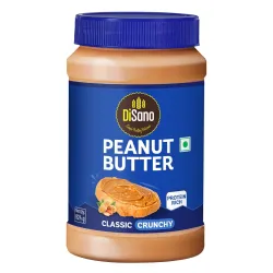 DiSano Classic Peanut Butter Creamy, 924g, 25g Protein, Roasted Peanuts, Zero Cholesterol & Trans Fat, Gluten Free, Idea