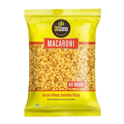 Image of DiSano Macaroni Pasta, No Maida, 850gm, High Protein