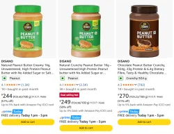 DiSano Peanut Butter at minimum 50% Discount