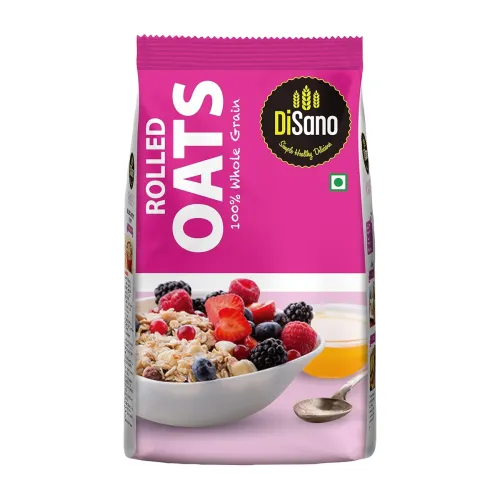 Image of DiSano Rolled Oats 1kg, Jumbo Oats, 100% Whole Grain, High in Protein 