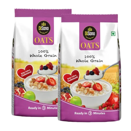 Image of Disano Rolled Oats, 1kg (Pack of 2)