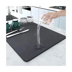 Dish Drying mat for Kitchen Water Absorbent mat 