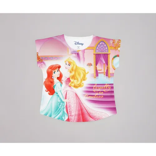 Image of Disney Princess Girl's Plain Regular fit Shirt