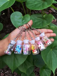 DIV PACK 06 KEY CHAIN Glass toy Key Chain