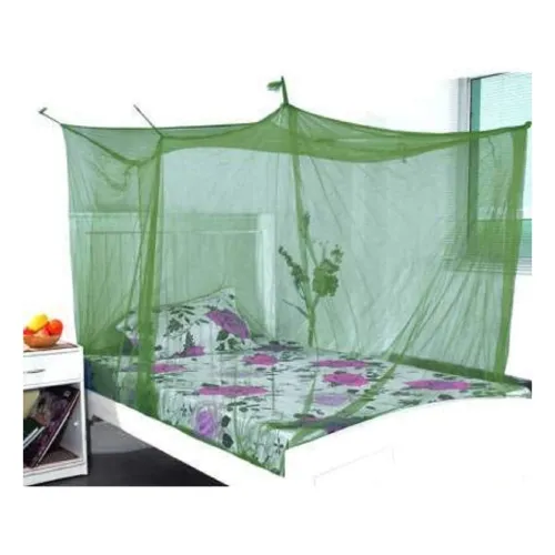 Image of Divayanshi Mosquito Net 3x6.5ft – Polycotton, Insect Protection (Olive)