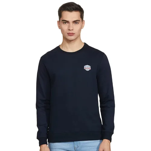 Image of Diverse Men's Cotton & Polyester Crew Neck Sweatshirt Diverse Men's Cotton & Polyester Crew Neck Sweatshirt 