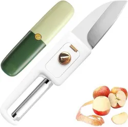 divinezon 2-in-1 Plastic Knife with Peeler