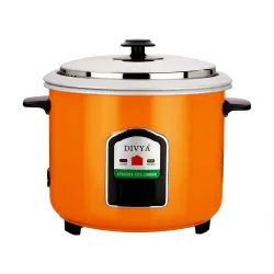 DIVYA 1.8 Litres Orange Cylinder Rice Cooker
