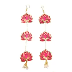 Divyakosh Lotus Hangings For Decoration, 2 Pc