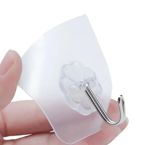 Image of Divyanshi 15Pc PVC Self Adhesive Wall Hooks