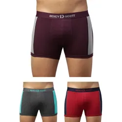 Dixcy Scott Maximus Men’s Cotton Trunks (Pack of 3)