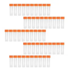 DIY Crafts Plastic Clear Color Graduated Vial Tube Refilla Pack Of 125 Pc