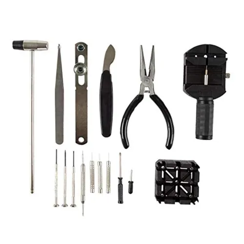 Image of Diy Crafts 16-Piece Watch Repair Tool Kit