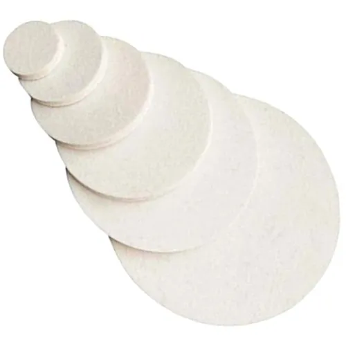 Image of DIY Crafts 5 Pcs, 5 inch Felt Pad Only, Gross Polishing Buffing Pad For Car Polisher Hook Loop Drill Adapter Car Polish 