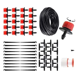 Diy Crafts 11461 7595 Automatic Irrigation System Kit 43834 in Drip Tubing, 11 Yards Pipe, Multicolor