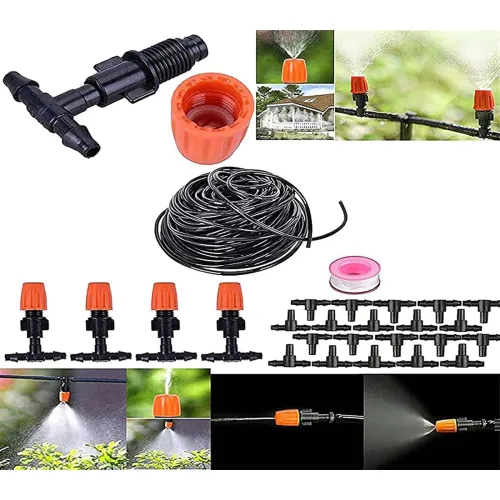 Image of DIY Crafts Drip Irrigation for Greenhouse Cross Water Nozzle Sprinkler Misting