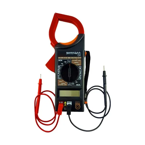 Image of DIY Crafts Pack of 2 Pcs, DIY Crafts DT-266 Ac Dc Digital Clamp Multimeter Auto Ranging Amp Current Voltage Measurement 