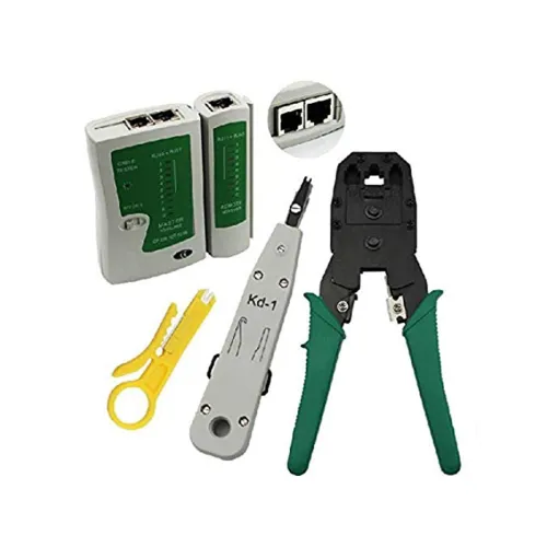 Image of DIY Crafts LAN Ethernet Network Tool Kit Cable (Pack Of 4 Pcs)