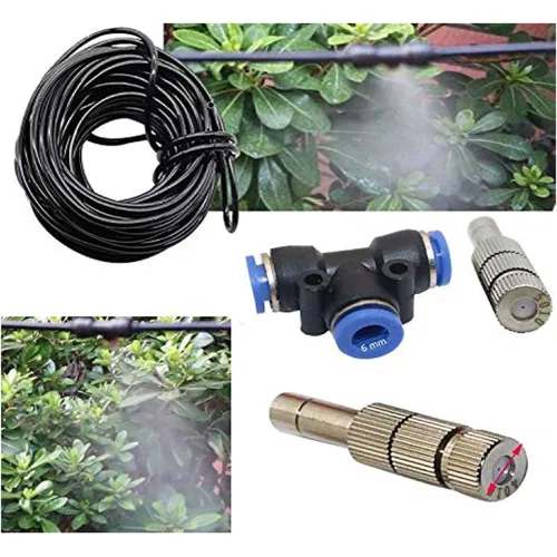 Image of DIY Crafts Misting Nozzle Fogging Spray Sprinkler Cooling Sprayer Automatic