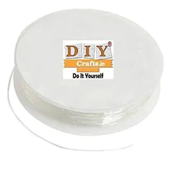 DIY Crafts Pack Of 1 Roll, Stretchy Elastic Thread, Stretchy Elastic Crystal Rope String Cord Thre (Pack Of 1 Roll, Stretchy Elastic Thread)