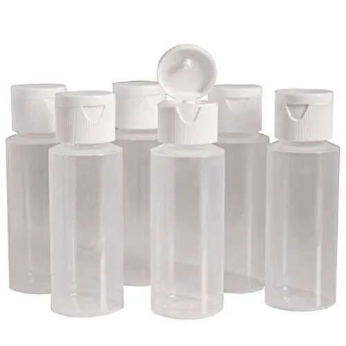 Image of DIY Crafts Pack of 6 Pcs Plastic Empty Bottle