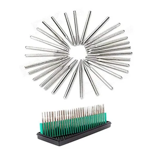 Image of DIY Crafts Shape No # 2, Diamond Burr 30 Pcs Set