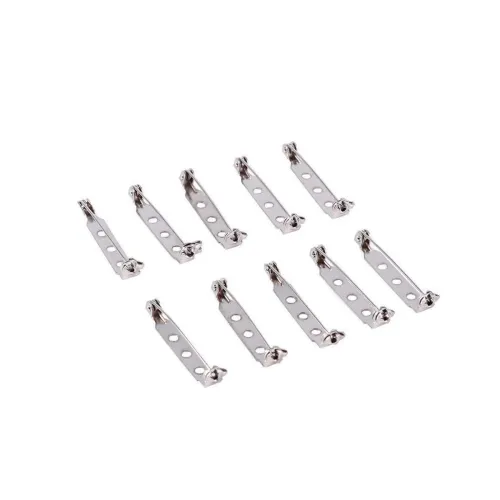 Image of DIY Crafts Silver Safety Brooch Pins (100 Pack)