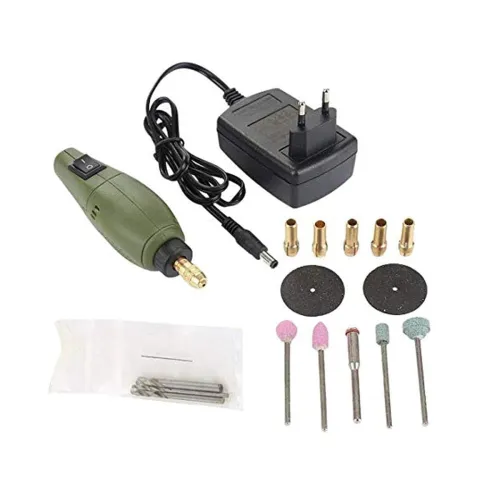 Image of Diy Crafts 11769 10174 Mini Drill Grinder Tool Electric Grinding Set 