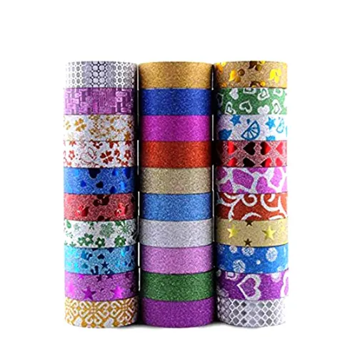 Image of DIY Crafts Washi Tape Set (Multicolor, Pack of 2)
