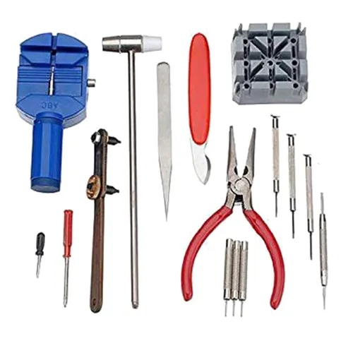 Image of DIY Crafts Works Watch Repair and Wrist Strap Adjust Steel Tool Kit