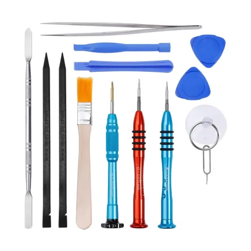 Image of DIY Crafts Design # No 3, Screwdriver Set with Tool, 16Pcs Cell Phone Repair Tool Kit for iPhone Precision Screwdriver S