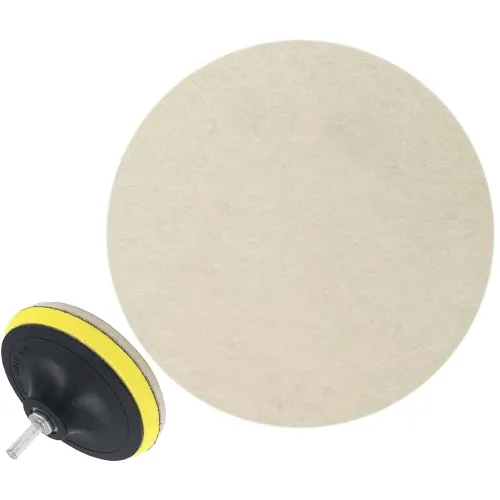 Image of DIY Crafts Car Buffing Polishing Waxing Sponge Felt Pad Kits Drill Adapter Cleaning Kit Electric Drilling Mat Abrasive H